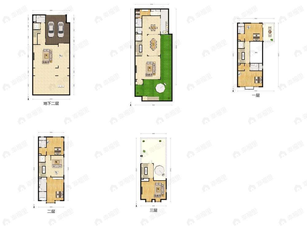 翡翠公园4室4厅6卫户型图
