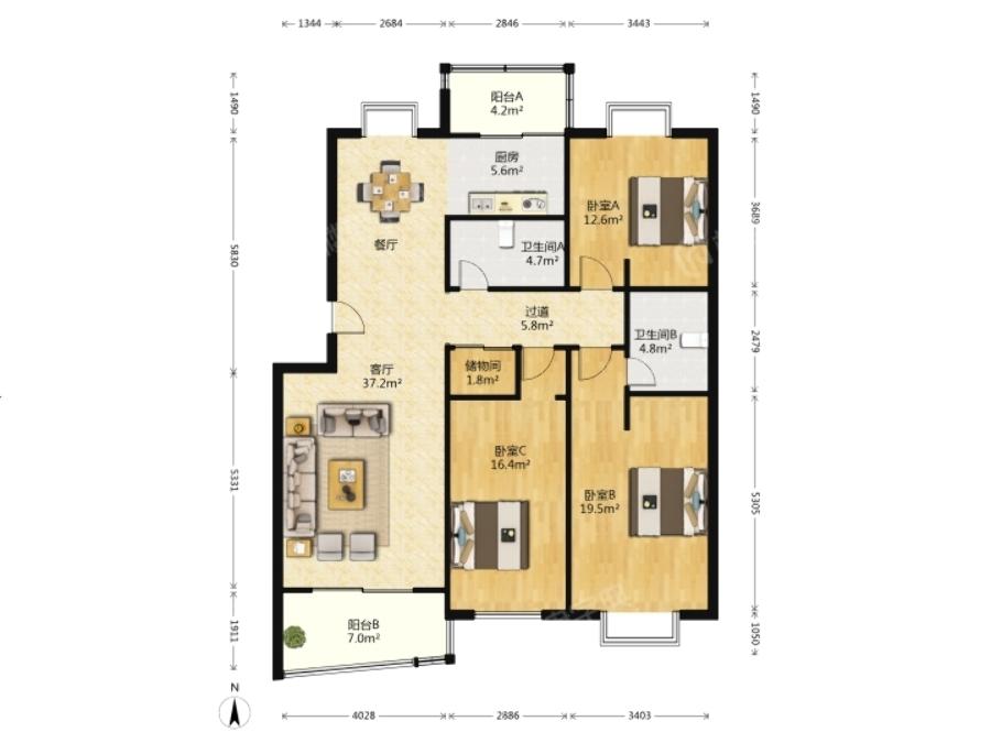 整租·城建湖光山色