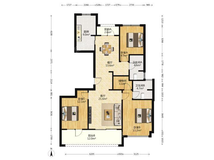 整租·滨江金茂府