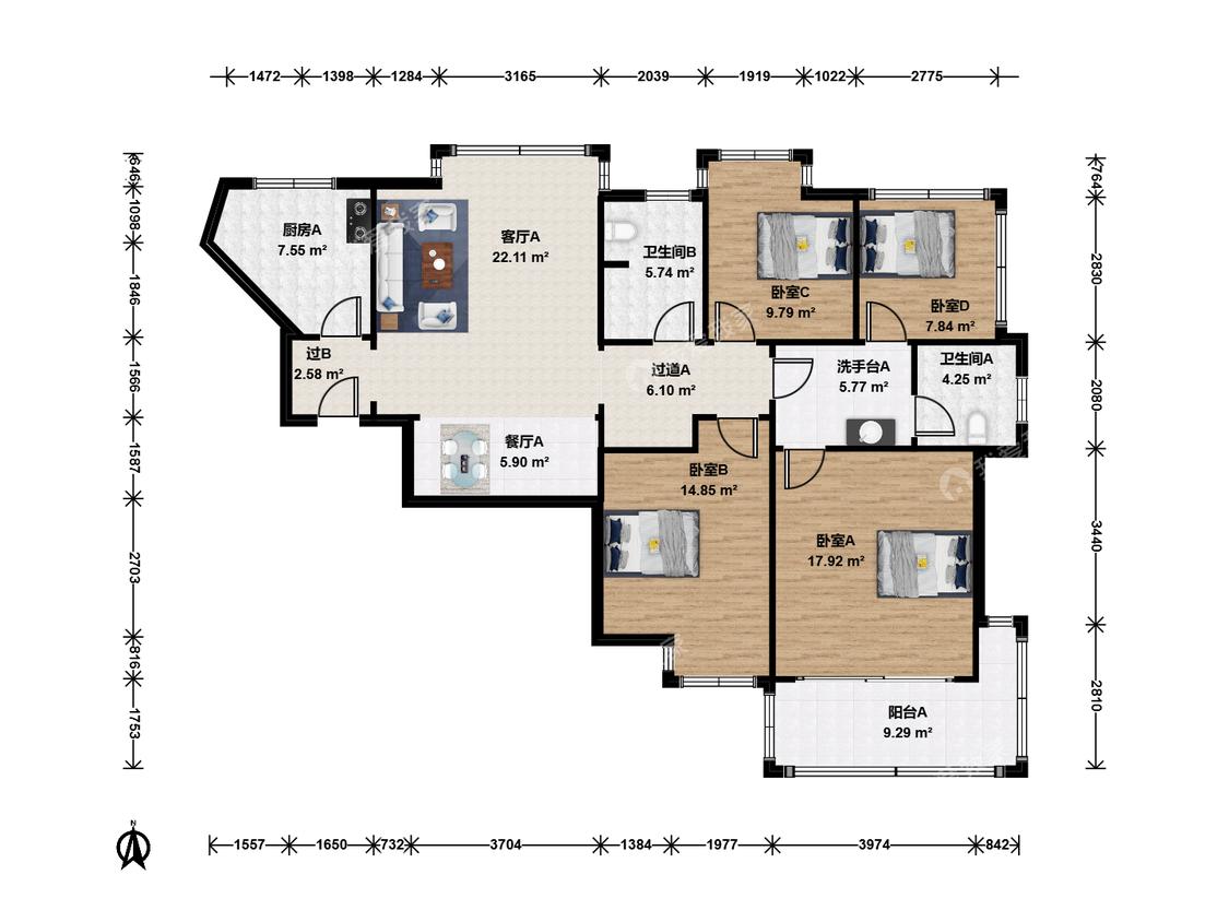 整租·亚东国际公寓