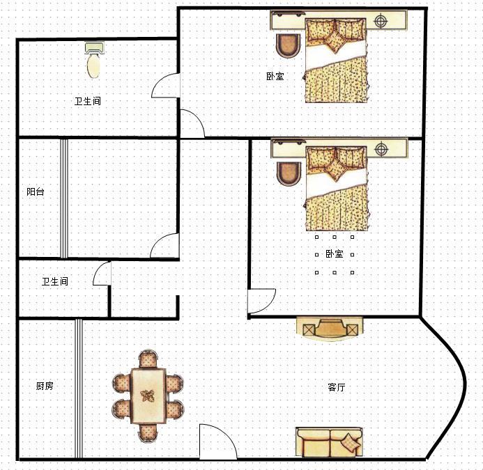 整租·广西区糖业供销公司宿舍