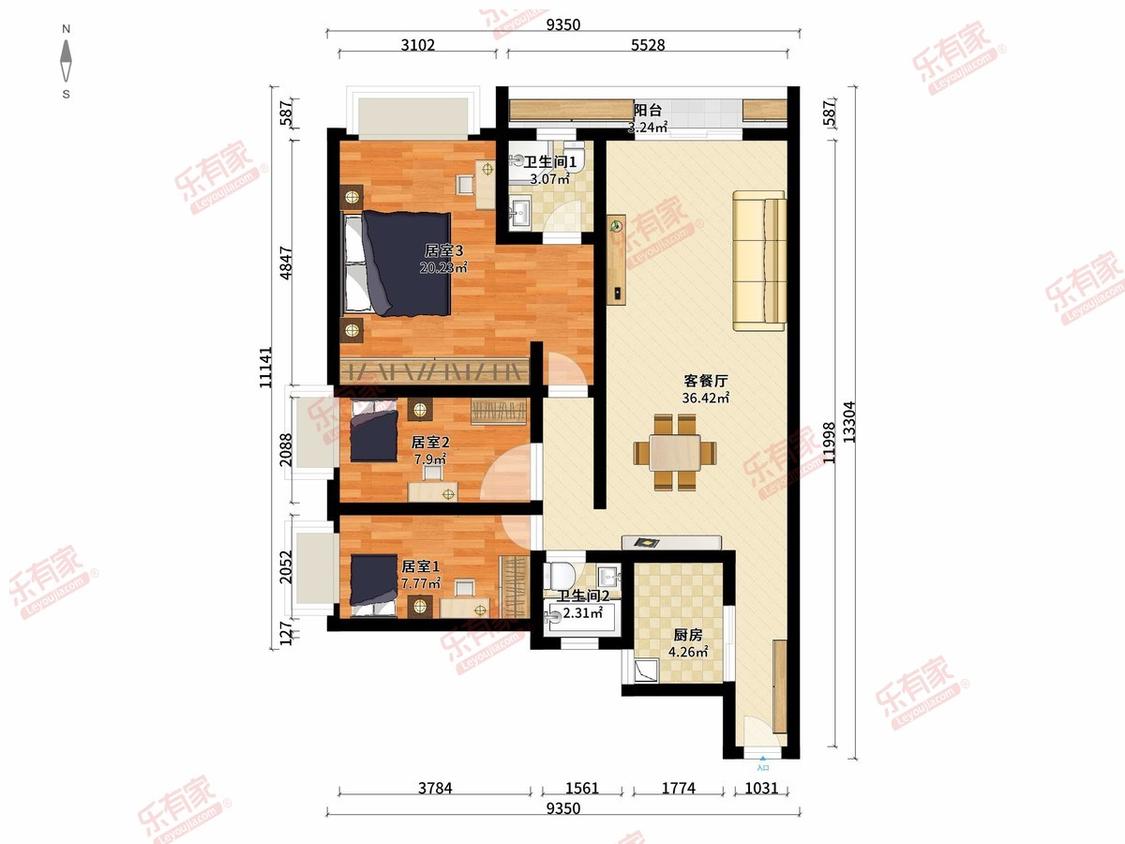 整租·保利中央公园(三期中嘉)