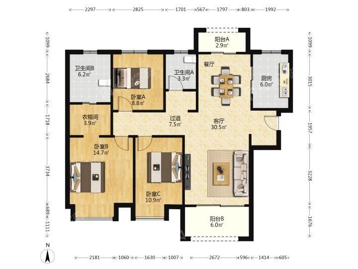 整租·沣华熙城