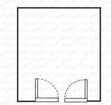 1室1厅建面30平南户型图