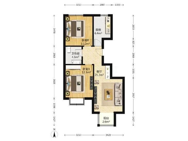 整租·下坡屯家园(二区)
