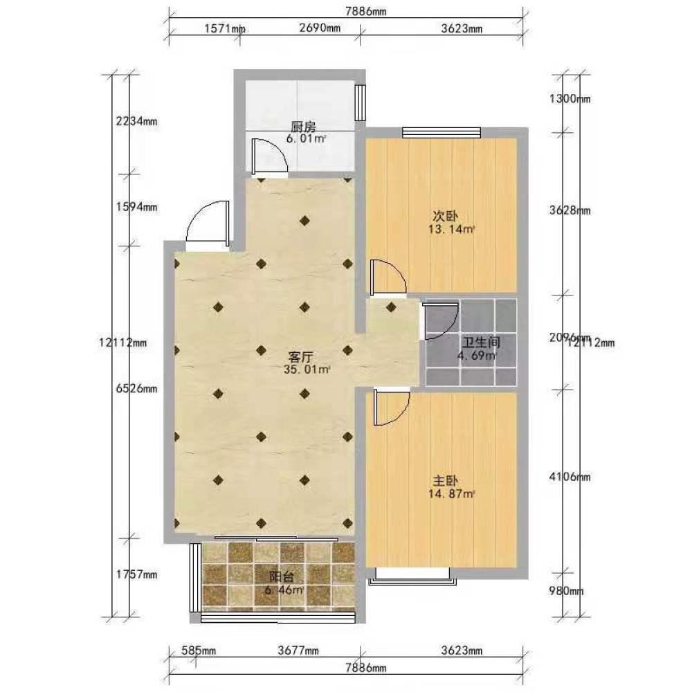 整租·建邦听海(西区)