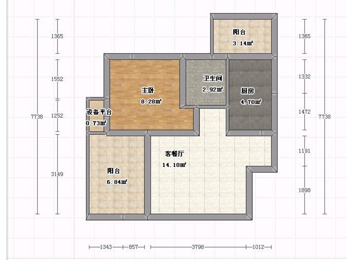 整租·丽都锦上