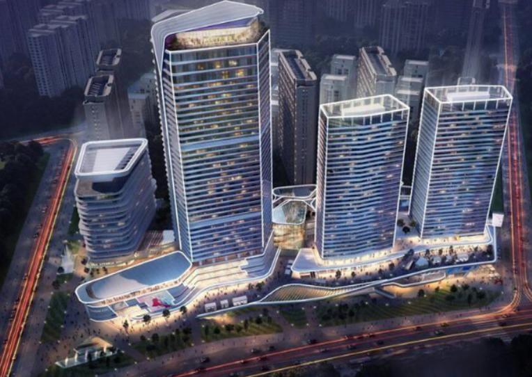 汉华曲江中心效果图