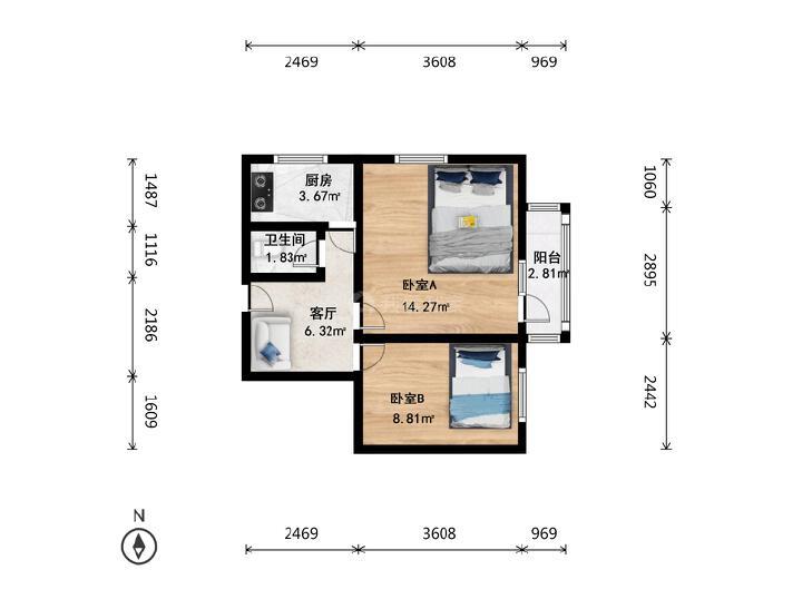 整租·西便门西里小区