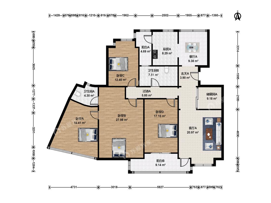整租·新世界花园