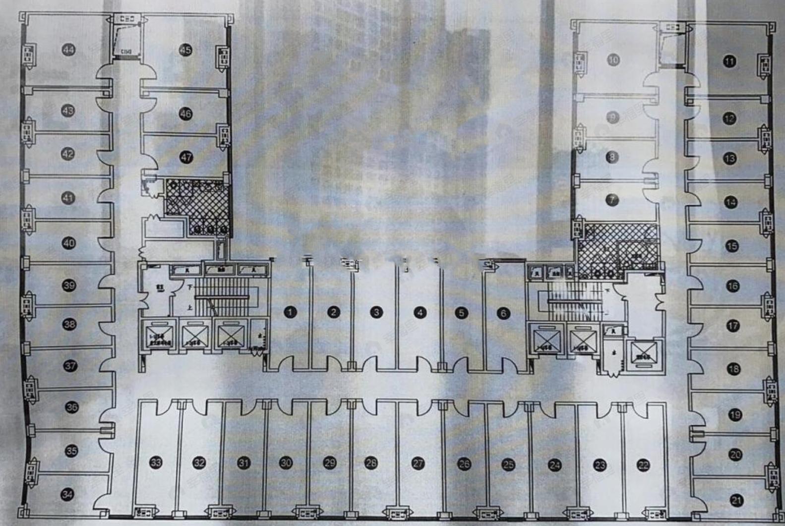 1室1厅1卫建面60平户型图