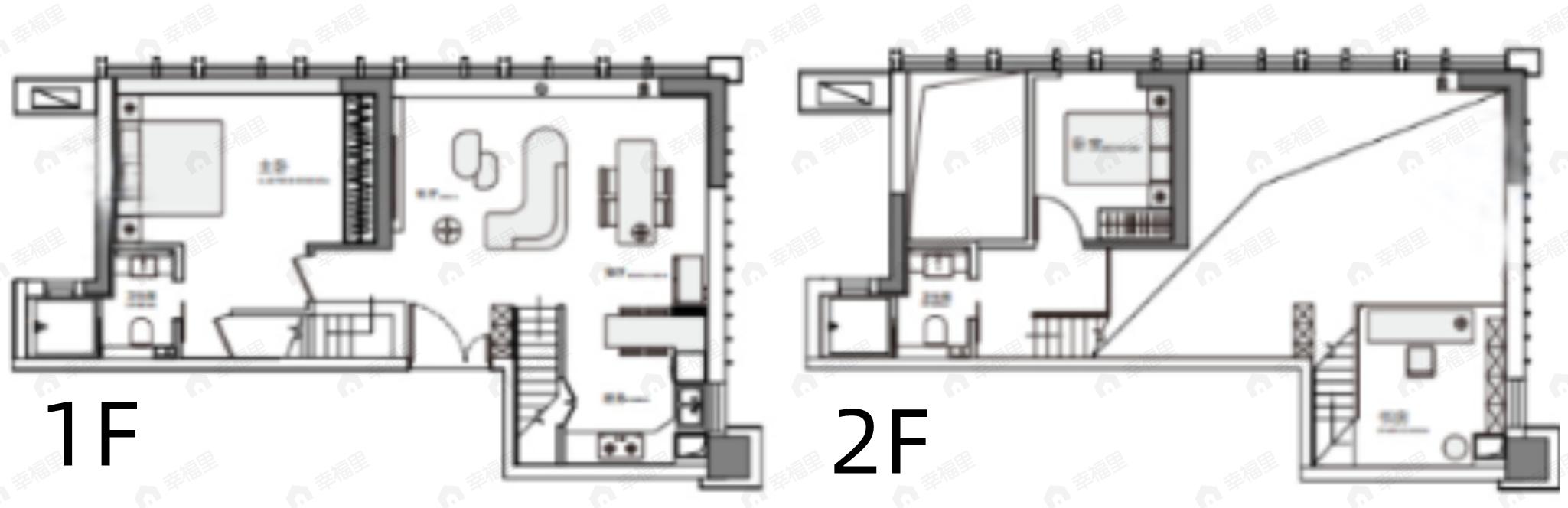 远洋长江樽3室2厅2卫户型图