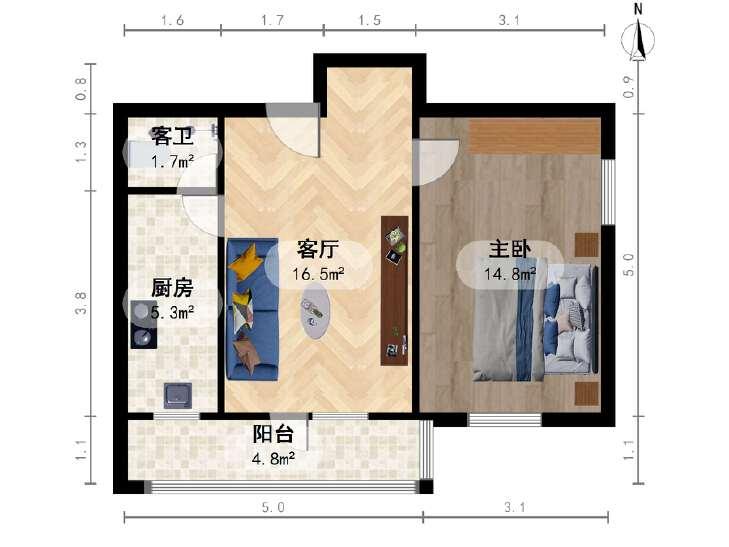 整租·普惠南里