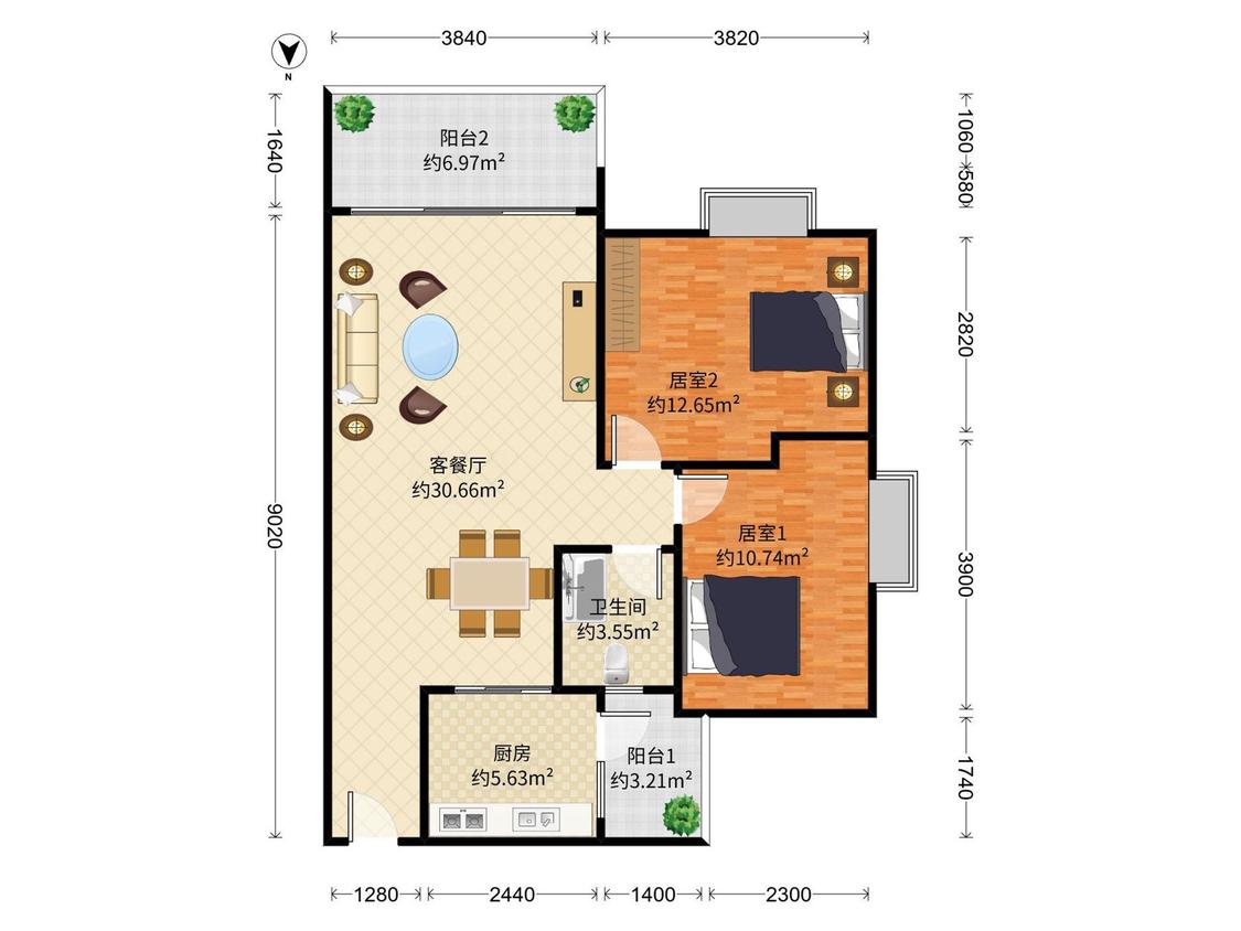 整租·汉基花园