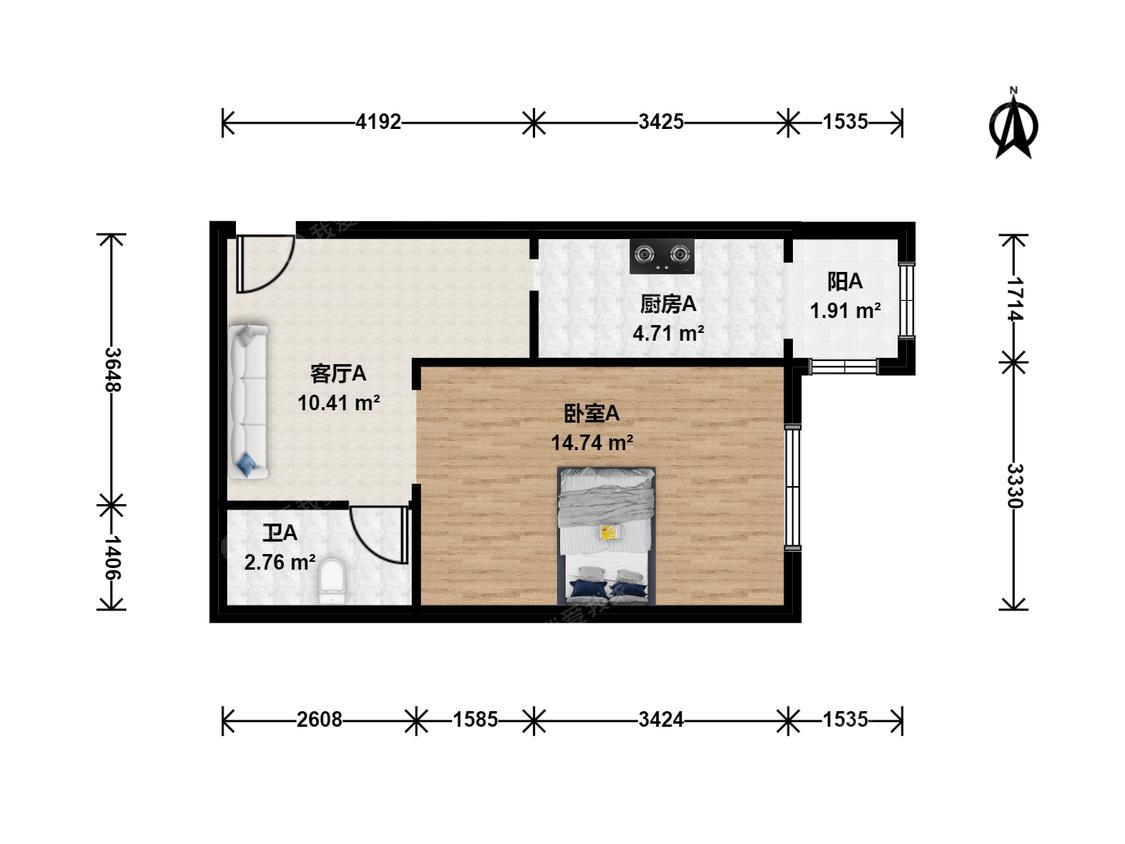 整租·团结北里