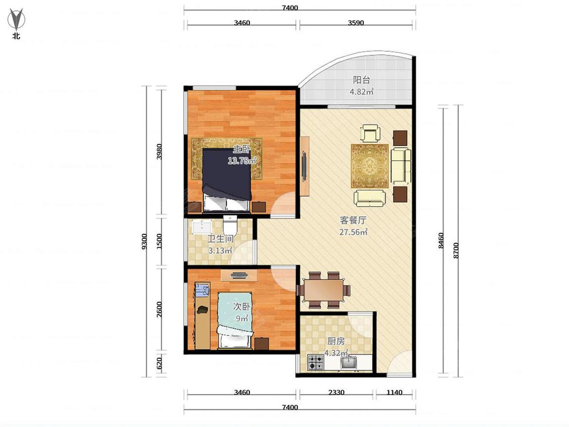 整租·信义假日名城(二期博雅园)