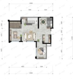 3室3厅3卫建面266平户型图