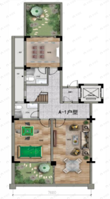 九天藏珑6室3厅6卫户型图
