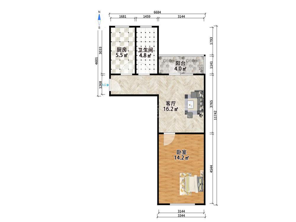 整租·园丁公寓