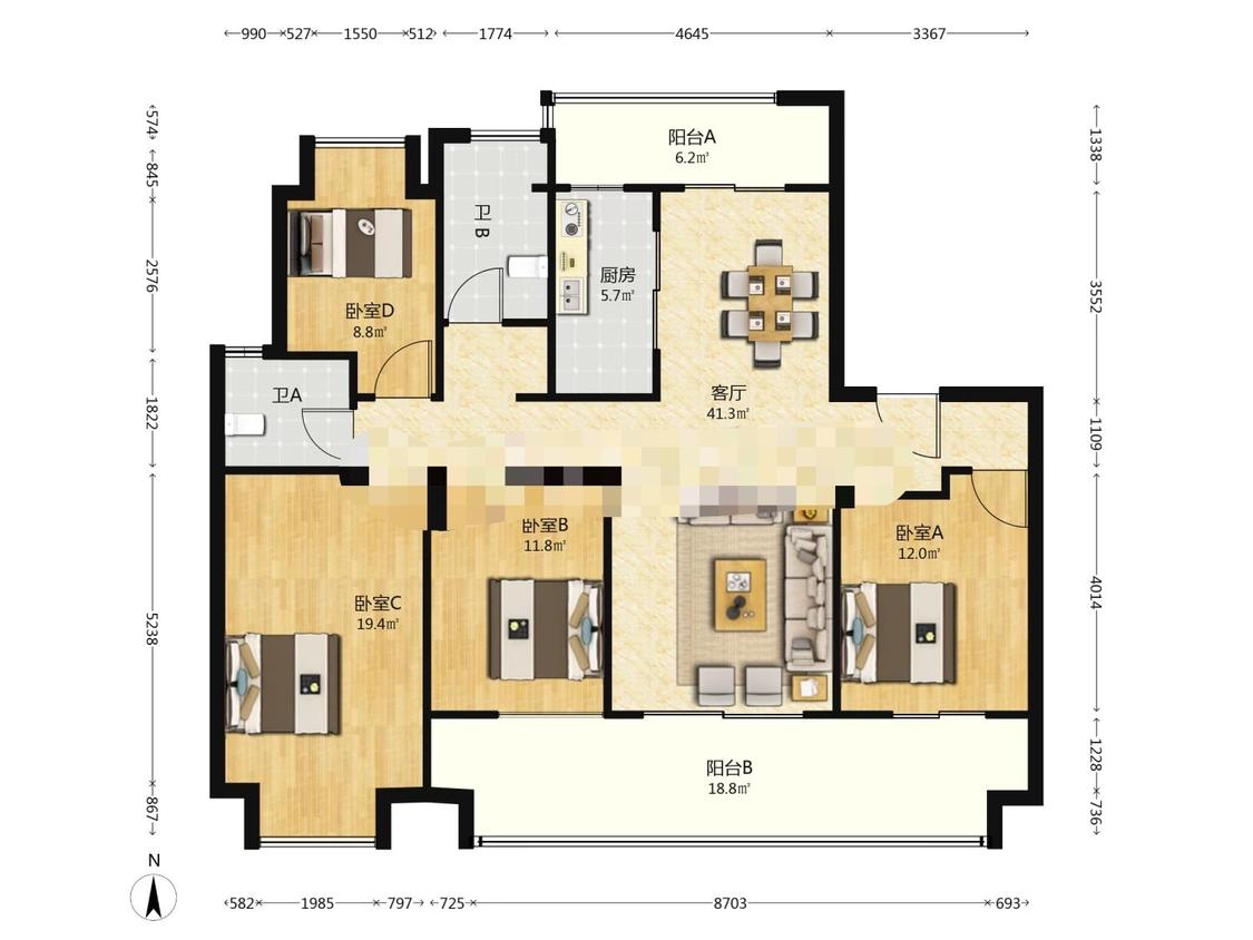 整租·皖新国玺