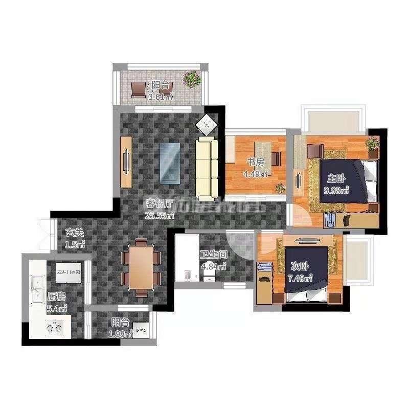 整租·长安锦尚城