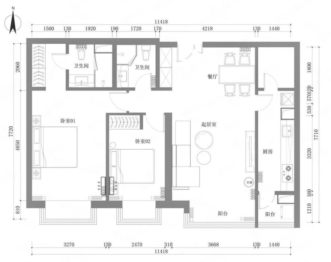 整租·富力城(D区)