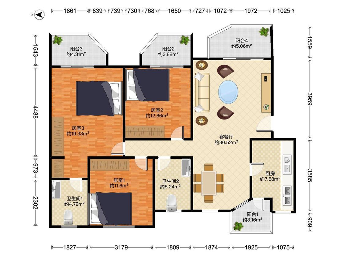 整租·星晨花园(一期)