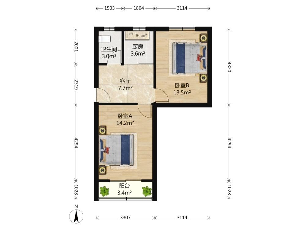 整租·永欣新寓文竹苑