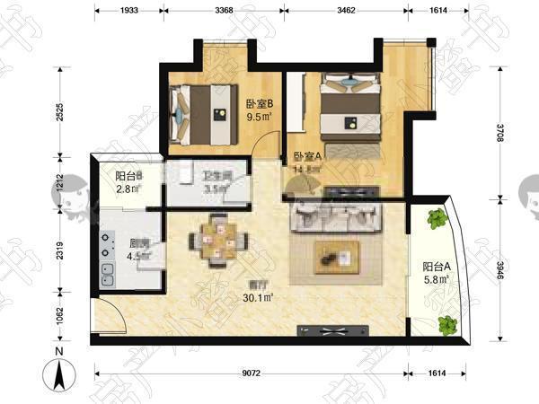 整租·江佑铂庭