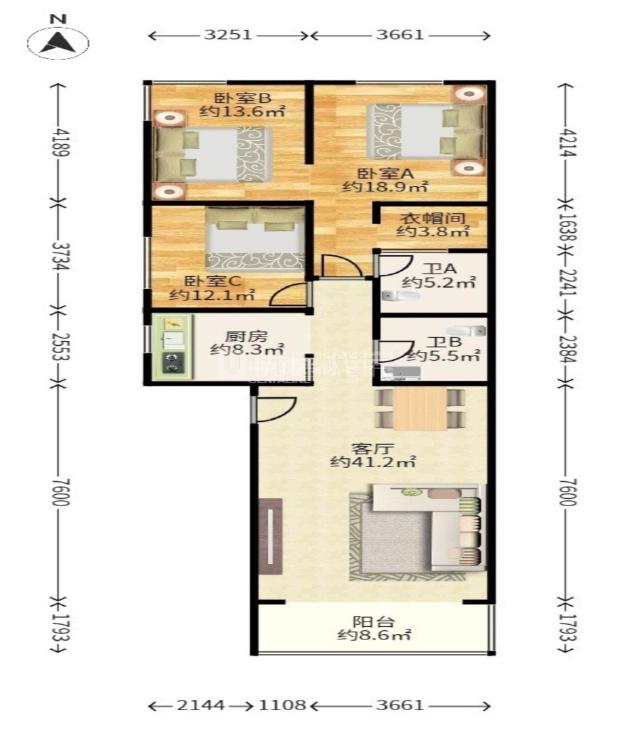 整租·世纪城(春荫园)