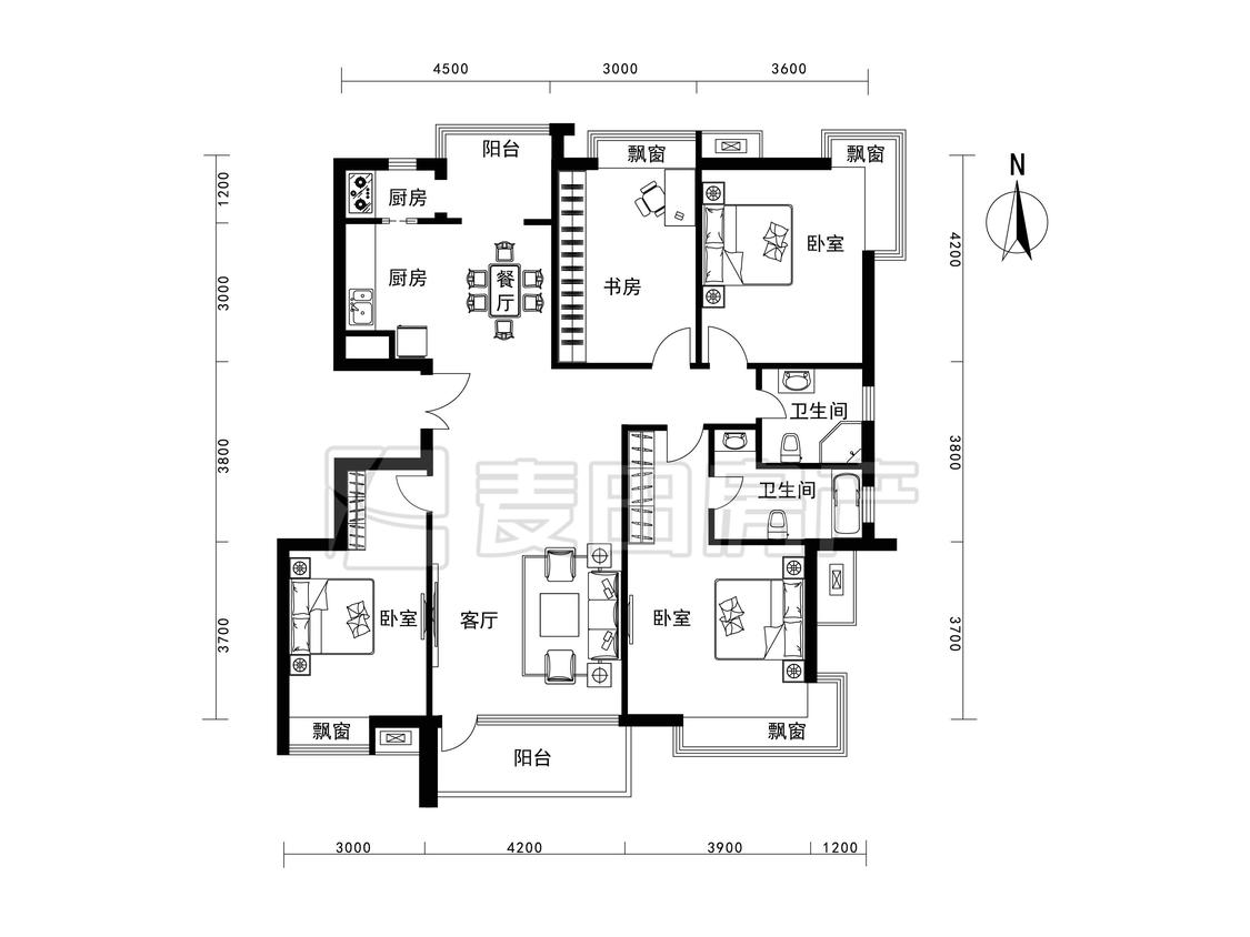 整租·中海城(风情苑北区)