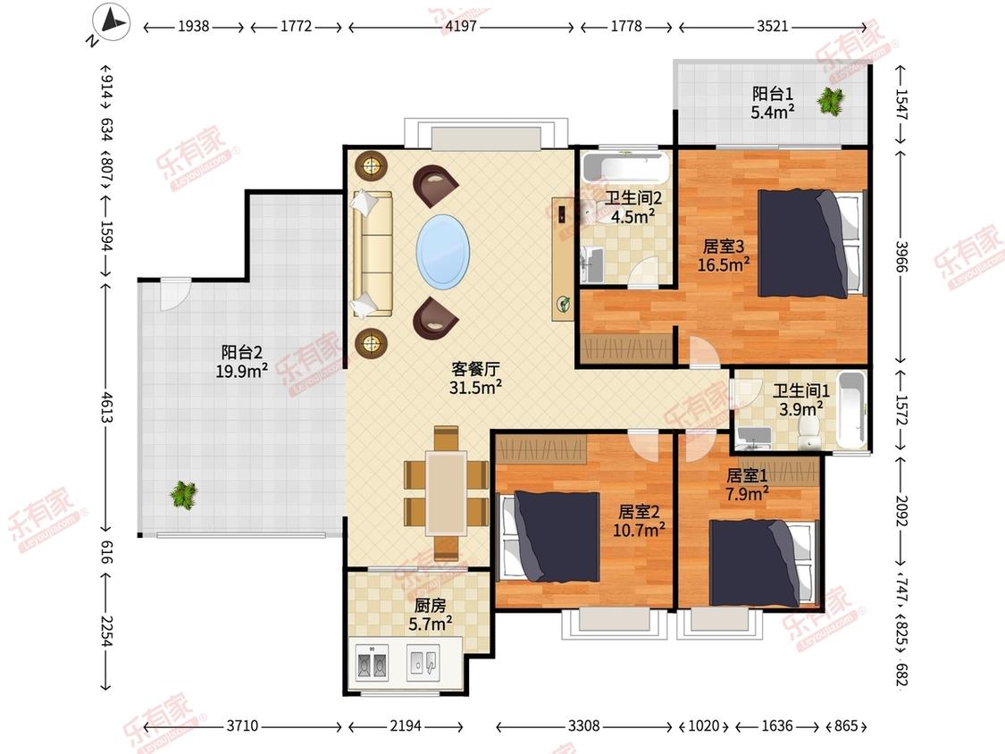 整租·宇宏健康花城