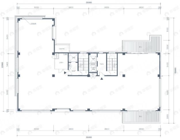 首开富力十号国际1室户型图