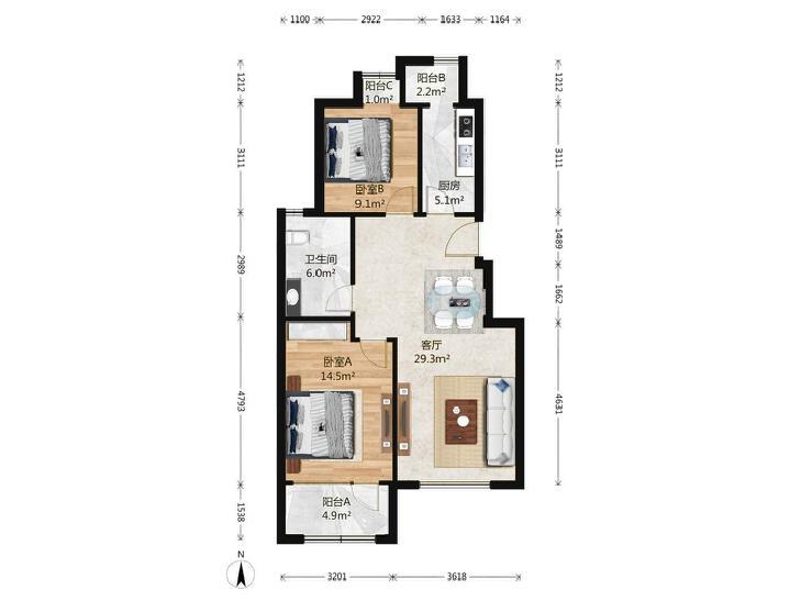 整租·原香小镇(二区)