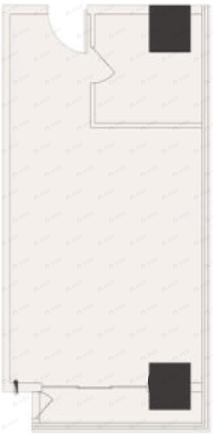 西安新天地金融中心1室1厅户型图