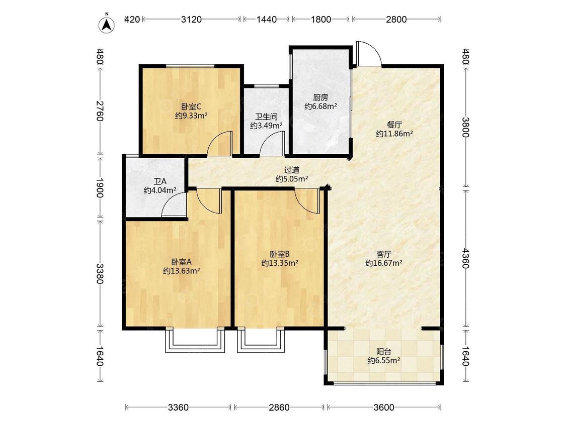整租·信华西郊花园
