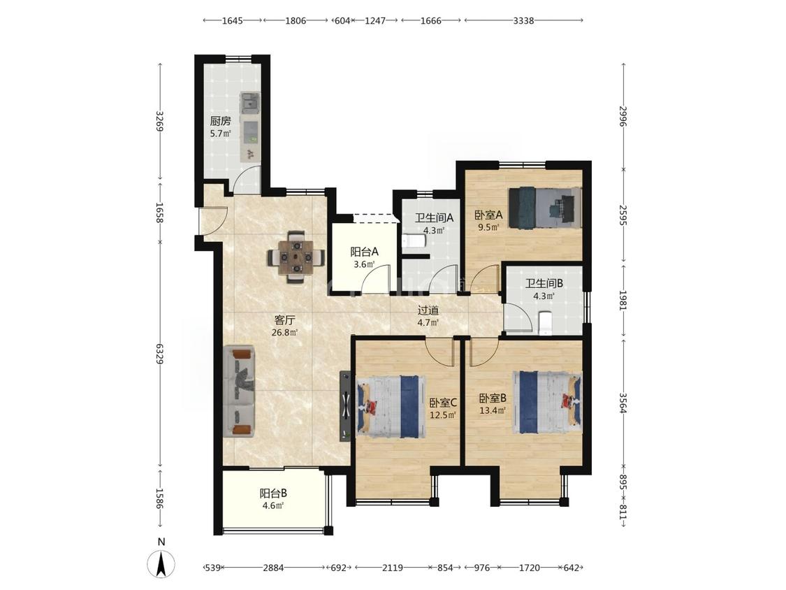 整租·金地湖城艺境