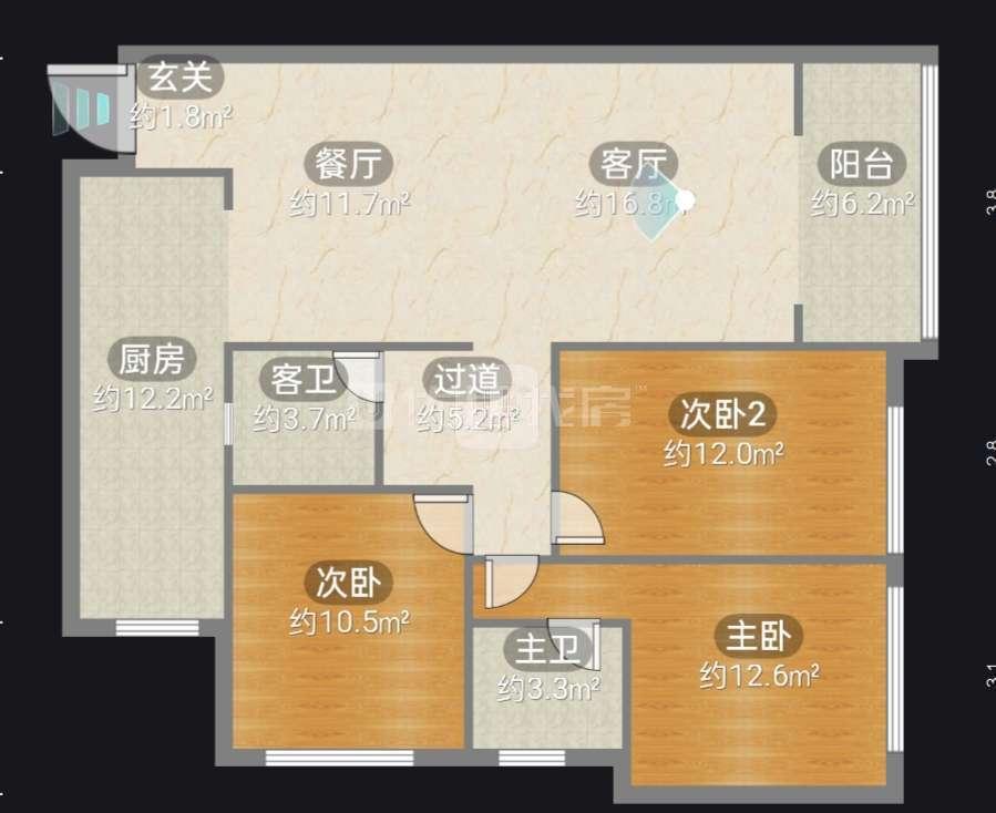 整租·山水润城(雅园)