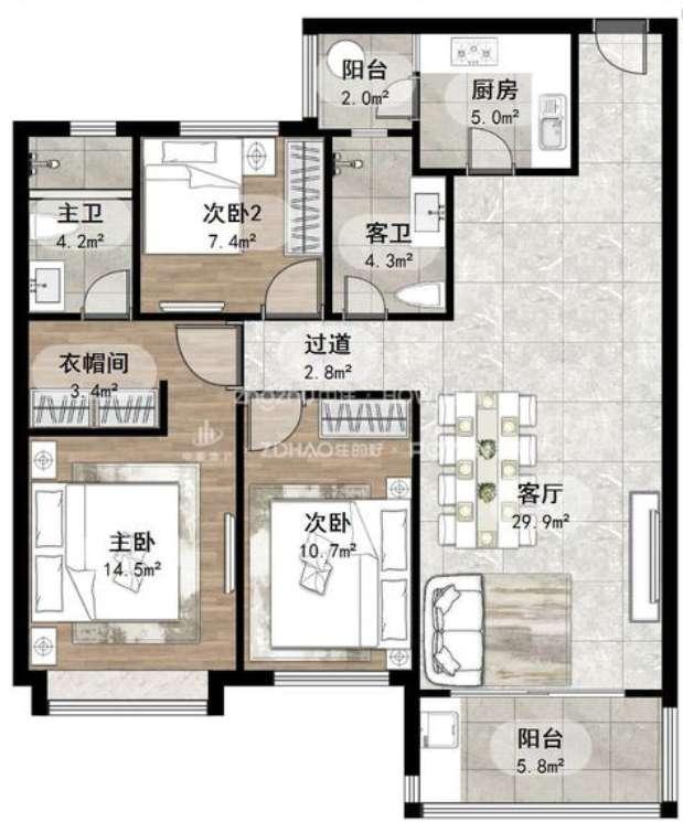 整租·恒大金碧新城