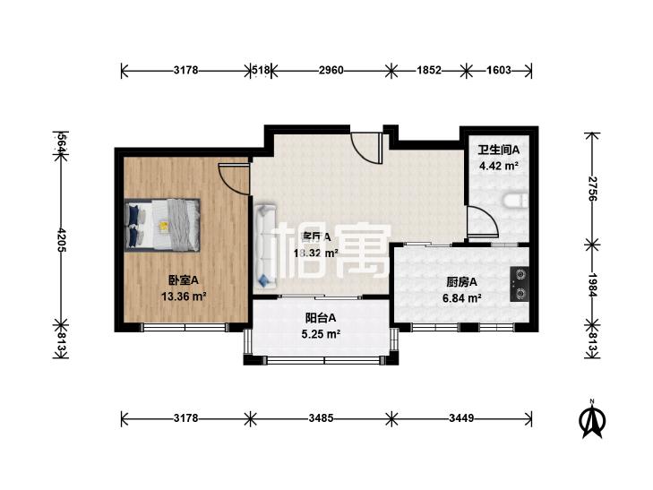 整租·秀康新城(康桥宝邸)