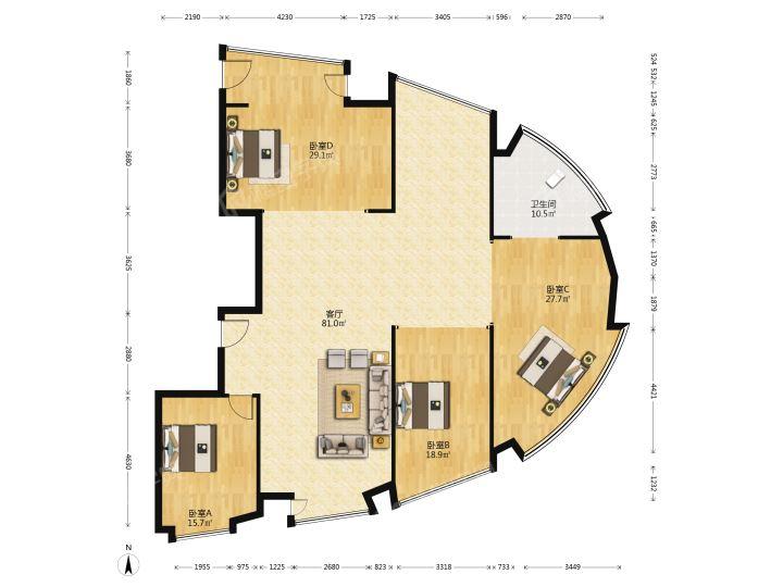 整租·苏宁尊悦府邸