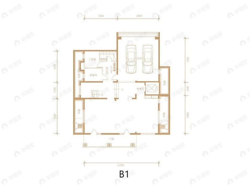 润泽御府5室4厅5卫户型图