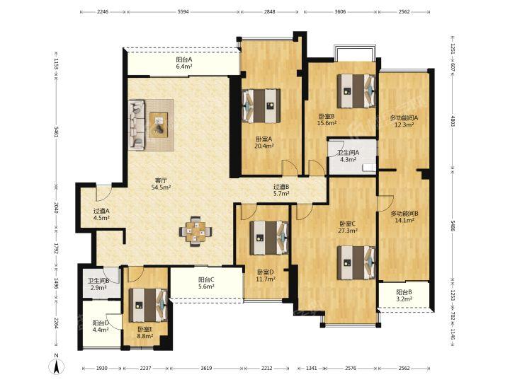 整租·星星华园国际花园(商住楼)