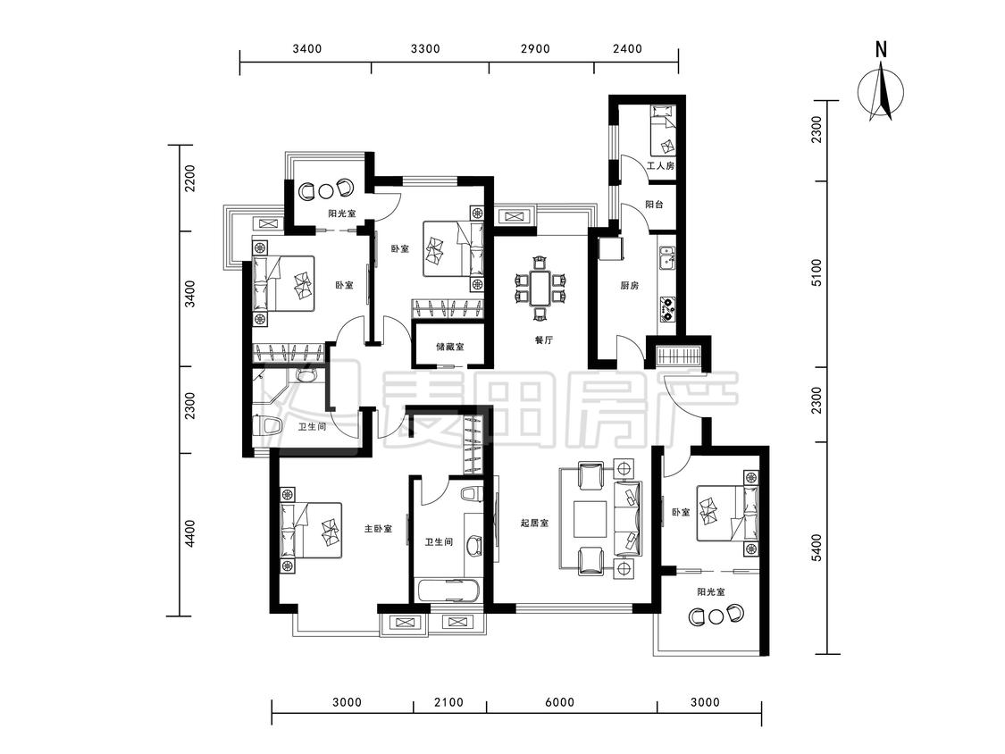 整租·融科橄榄城(二期)