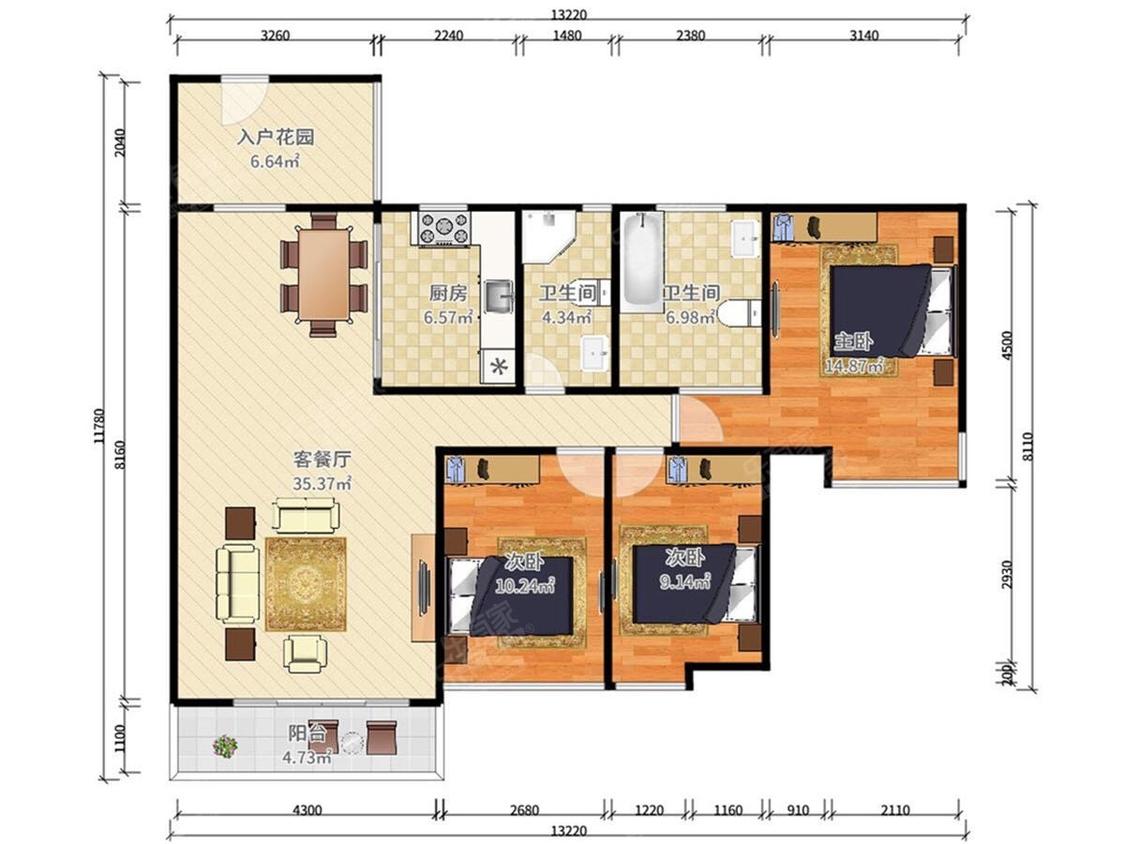 整租·兰亭国际名园