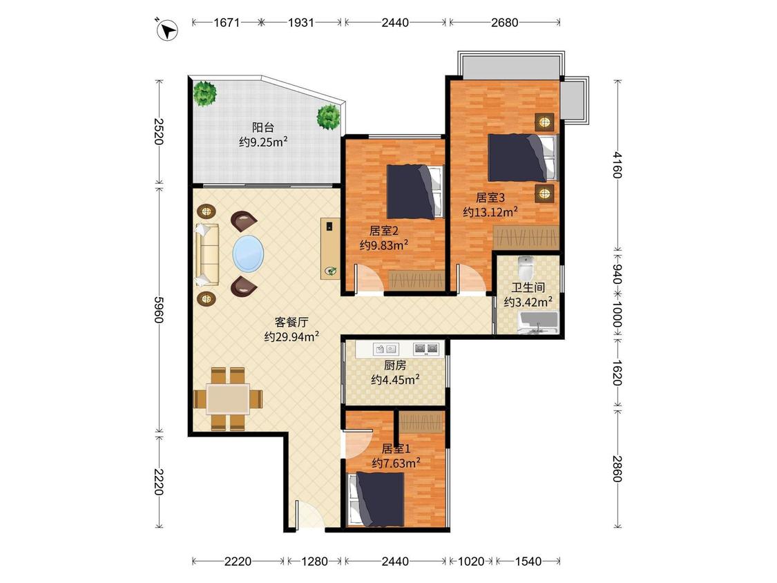 整租·凯茵新城(挪威森林)