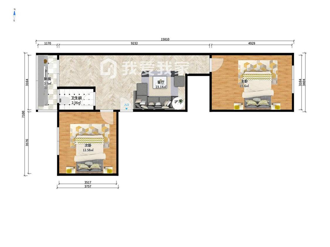 整租·银行里小区