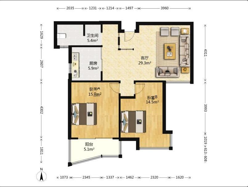 整租·银城东苑