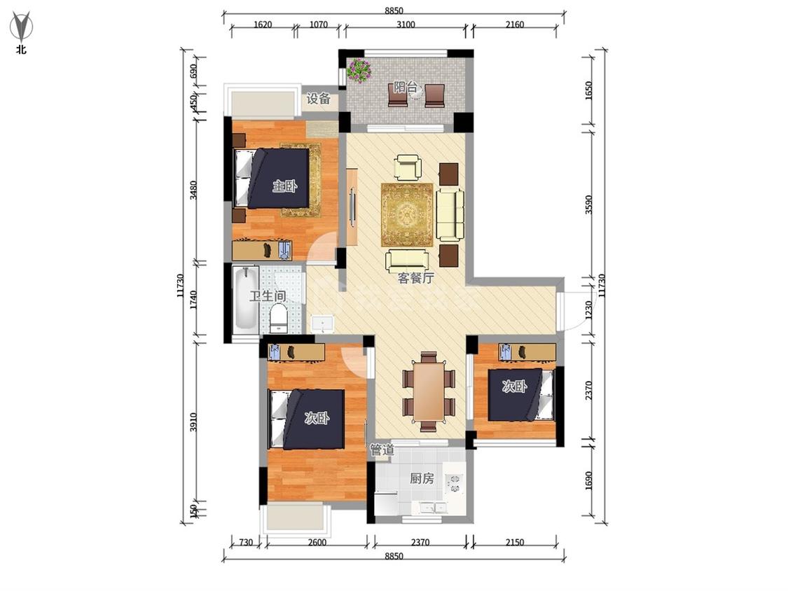 整租·保利香槟国际