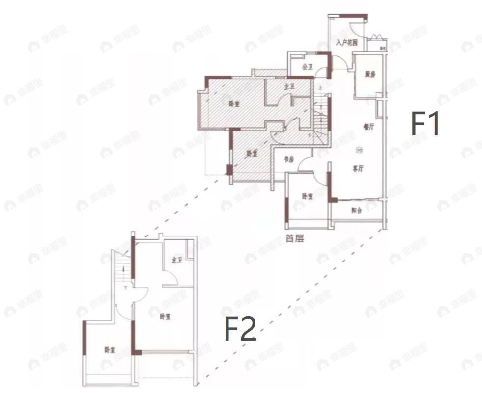 越秀臻悦府4室2厅2卫户型图